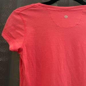 Lululemon Pink Stretchy Top Size 6